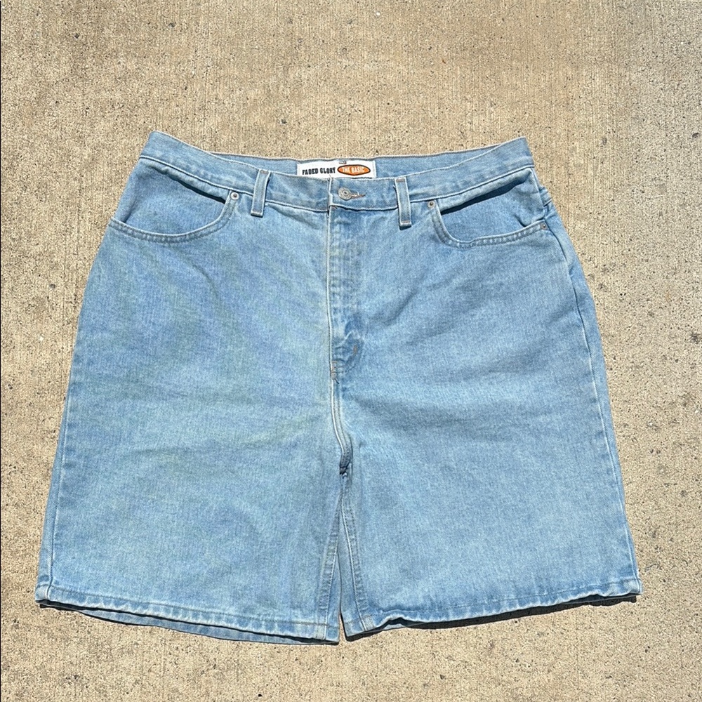 Faded Glory Classic Blue Denim Shorts